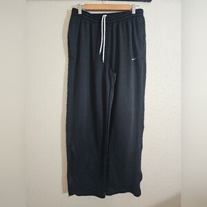 Nike Black Sweatpants with White Drawstring